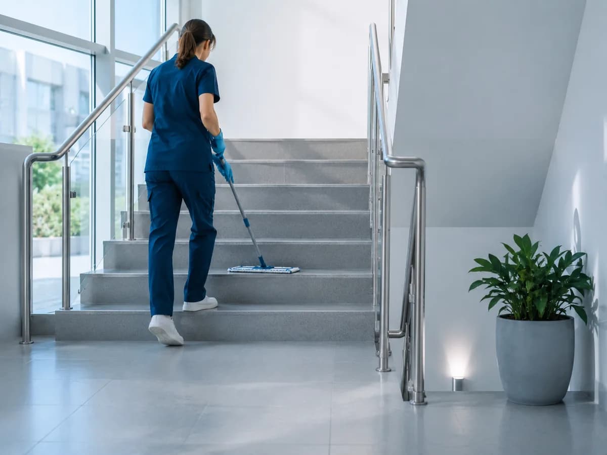 Treppenhausreinigung durch KSD Reinigung & Service im Raum Stuttgart